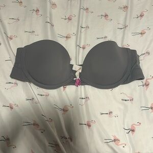 Xhilaration Gray Strapless Padded Bra - 34A